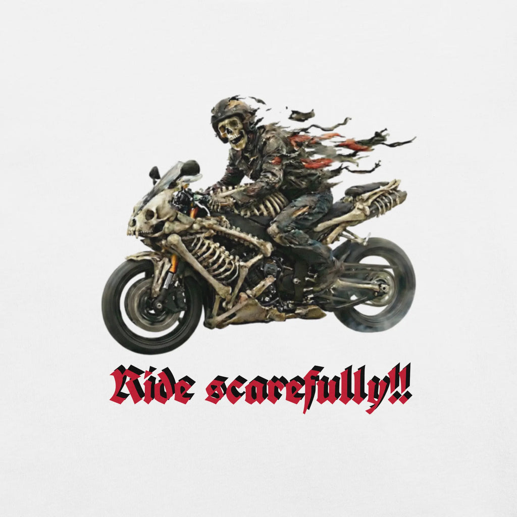 Unisex t-shirt - Ride scarefully!! Mein Shop